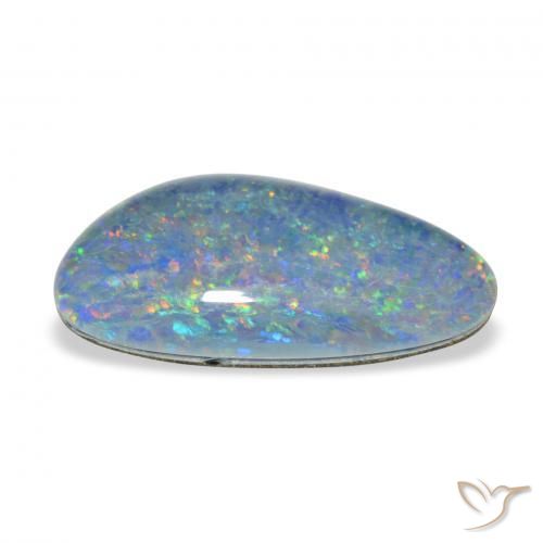 Triplet d'opale Multicolore naturelle Fantaisie, 7.88 ct, Opaque