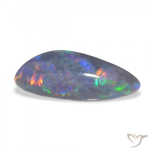 Triplet d'opale Multicolore naturelle Fantaisie, 5.33 ct, Opaque