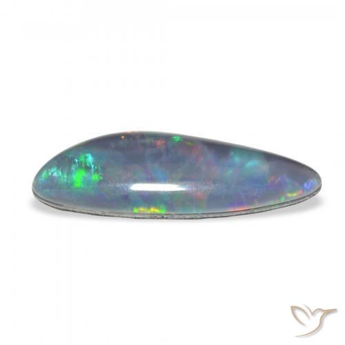 Triplet d'opale Multicolore naturelle Fantaisie, 5.33 ct, Opaque