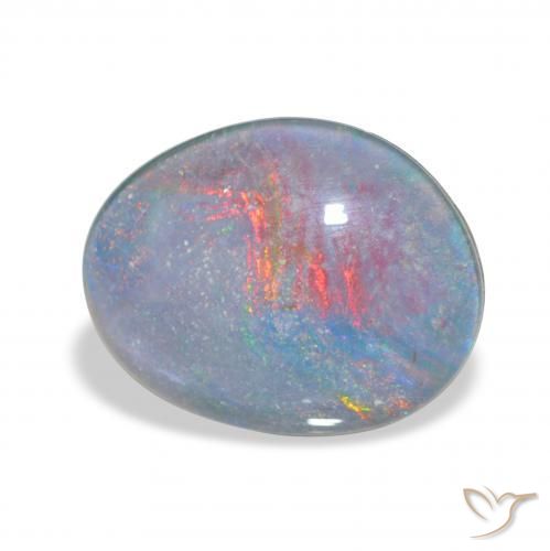 Triplet d'opale Multicolore naturelle Fantaisie, 9.33 ct, Opaque