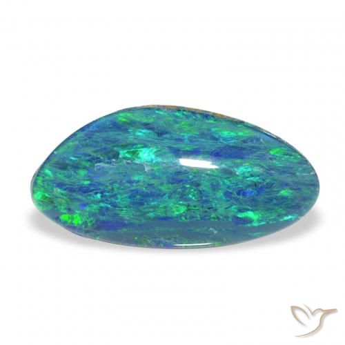 2.49ct Naturel Multicolore Triplet d'opale, Fantaisie, Opaque