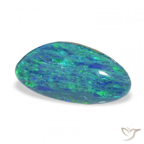 Triplet d'opale Multicolore naturelle Fantaisie, 2.49 ct, Opaque