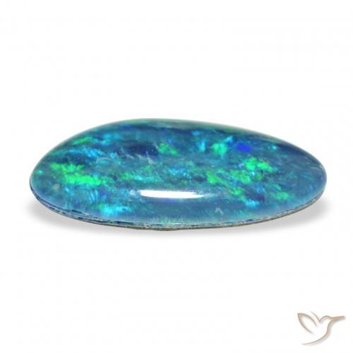 Triplet d'opale Multicolore naturelle Fantaisie, 2.49 ct, Opaque