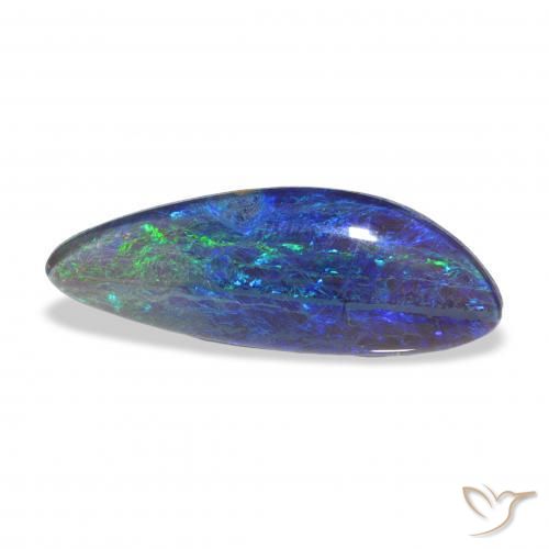 Triplet d'opale Multicolore naturelle Fantaisie, 4.41 ct, Opaque