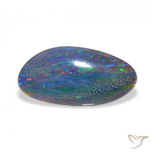 3.38ct Multicolore Triplet d'opale, Fantaisie, Opaque