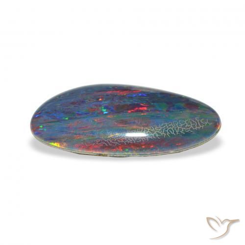 Triplet d'opale Multicolore naturelle Fantaisie, 3.38 ct, Opaque