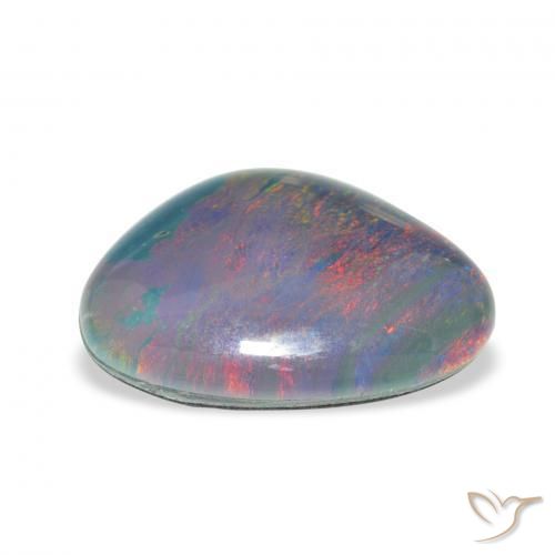 Triplet d'opale Multicolore naturelle Fantaisie, 6.25 ct, Opaque