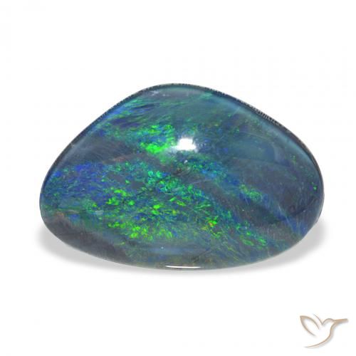 6.55ct Naturel Multicolore Triplet d'opale, Fantaisie, Opaque