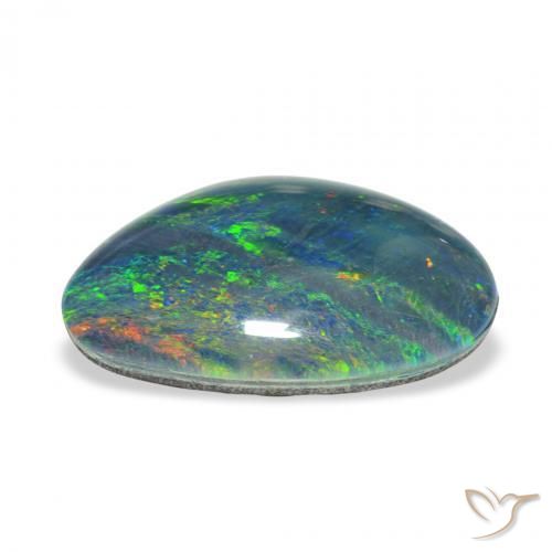 Triplet d'opale Multicolore naturelle Fantaisie, 6.55 ct, Opaque