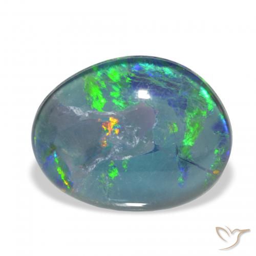 10.02ct Naturel Multicolore Triplet d'opale, Fantaisie, Opaque
