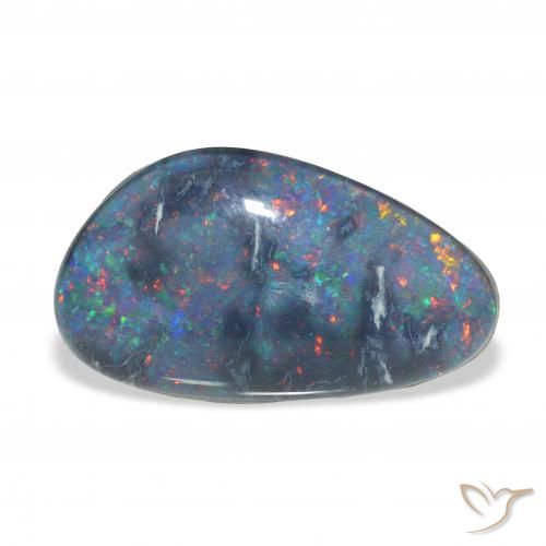 9.21ct Multicolore Triplet d'opale, Fantaisie, Opaque