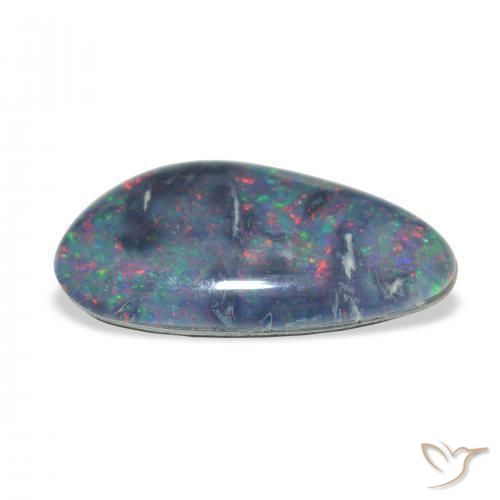 Triplet d'opale Multicolore naturelle Fantaisie, 9.21 ct, Opaque