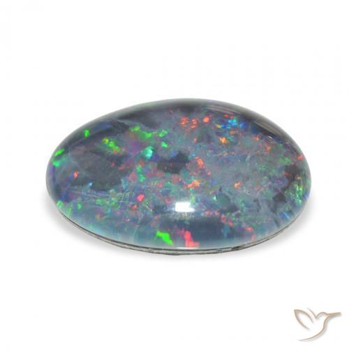 Triplet d'opale Multicolore naturelle Fantaisie, 8.78 ct, Opaque