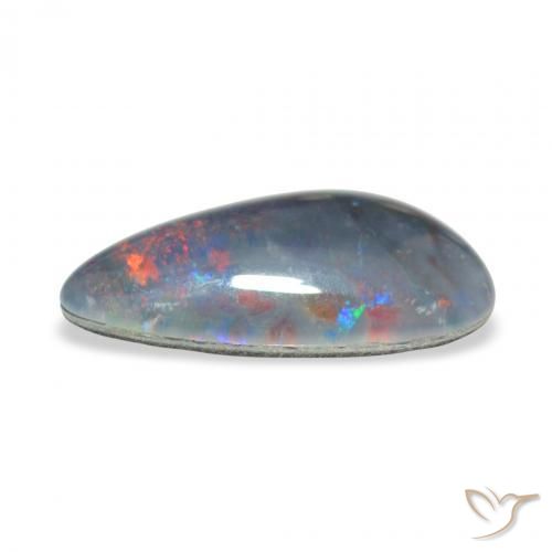 Triplet d'opale Multicolore naturelle Fantaisie, 4.15 ct, Opaque