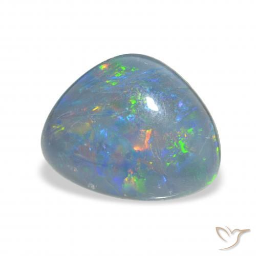 Triplet d'opale Multicolore naturelle Fantaisie, 3.87 ct, Opaque