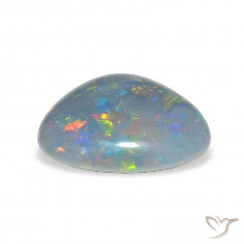 Triplet d'opale Multicolore naturelle Fantaisie, 3.87 ct, Opaque