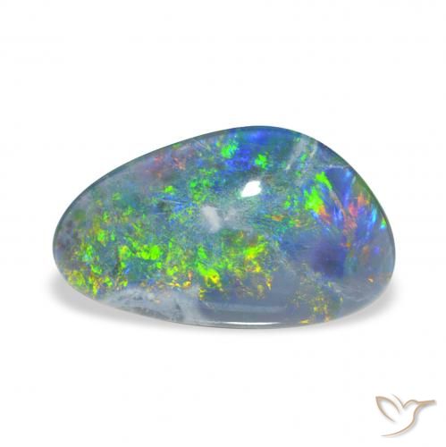 3.45ct Naturel Multicolore Triplet d'opale, Fantaisie, Opaque
