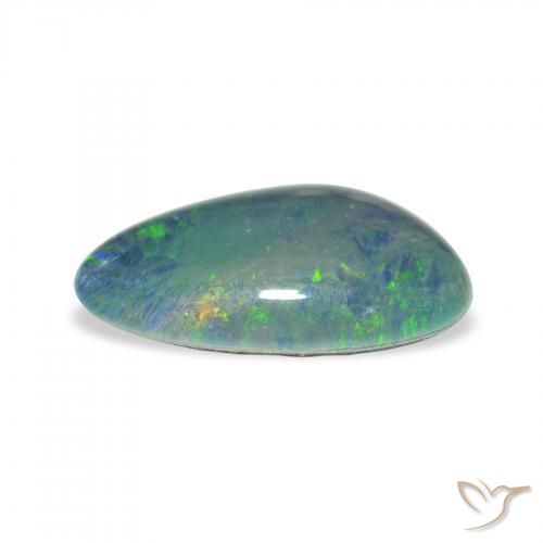 Triplet d'opale Multicolore naturelle Fantaisie, 3.08 ct, Opaque