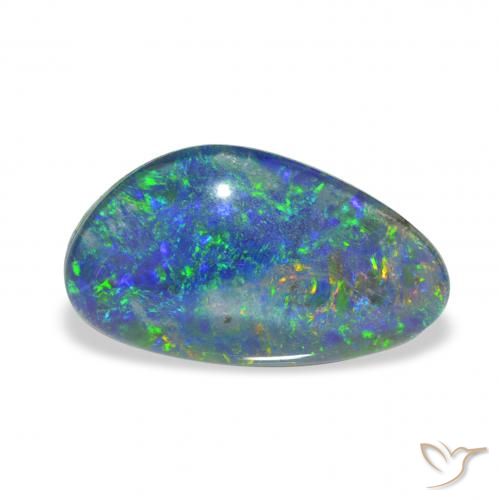 3.22ct Multicolore Triplet d'opale, Fantaisie, Opaque