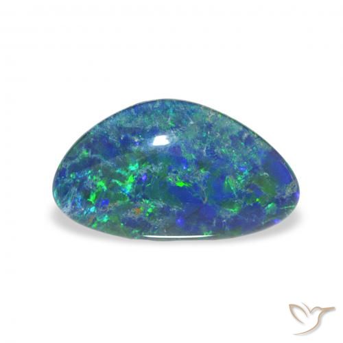 2.33ct Multicolore Triplet d'opale, Fantaisie, Opaque