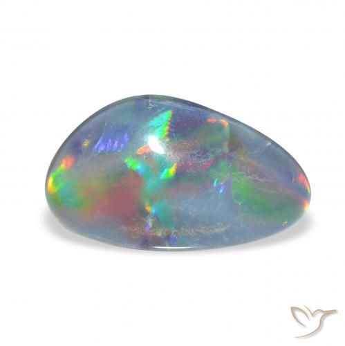 3.13ct Multicolore Triplet d'opale, Fantaisie, Opaque