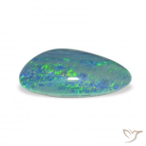 Triplet d'opale Multicolore naturelle Fantaisie, 3.06 ct, Opaque