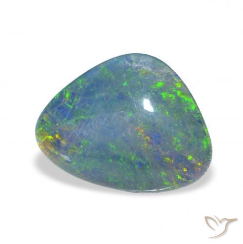 Triplet d'opale Multicolore naturelle Fantaisie, 4.24 ct, Opaque