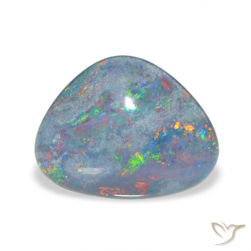 4.14ct Multicolore Triplet d'opale, Fantaisie, Opaque