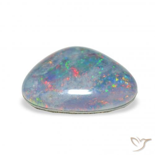 Triplet d'opale Multicolore naturelle Fantaisie, 4.14 ct, Opaque