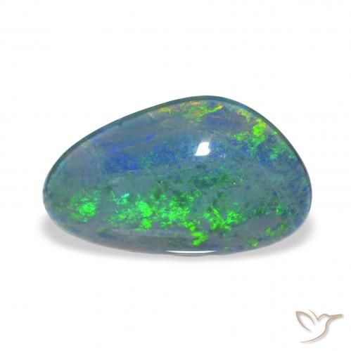 3.46ct Multicolore Triplet d'opale, Fantaisie, Opaque