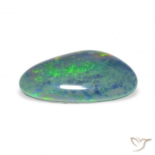 Triplet d'opale Multicolore naturelle Fantaisie, 3.46 ct, Opaque