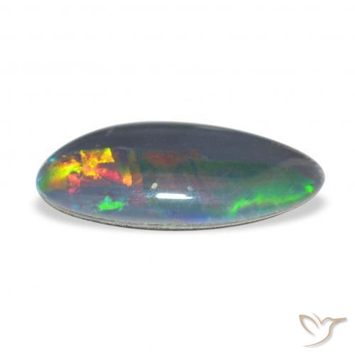 Triplet d'opale Multicolore naturelle Fantaisie, 3.10 ct, Opaque