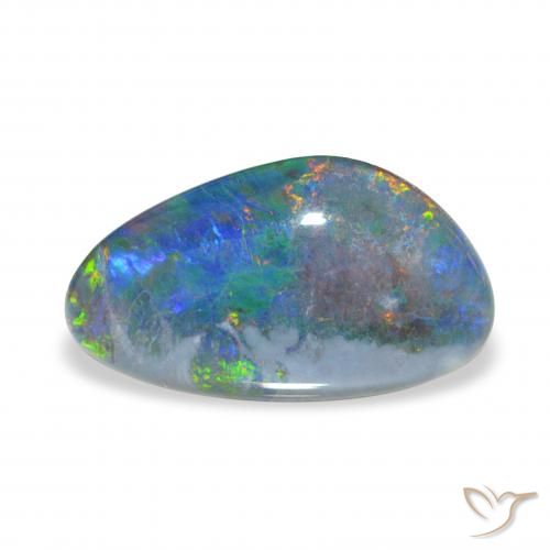 3.28ct Multicolore Triplet d'opale, Fantaisie, Opaque