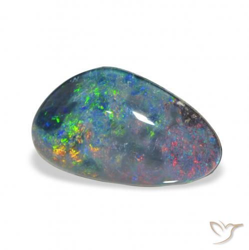 Triplet d'opale Multicolore naturelle Fantaisie, 3.73 ct, Opaque