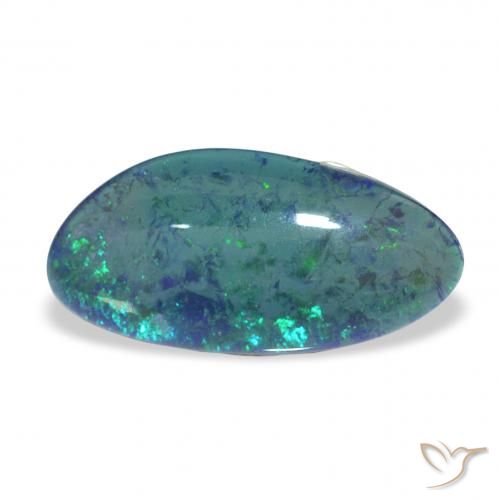 3.16ct Multicolore Triplet d'opale, Fantaisie, Opaque