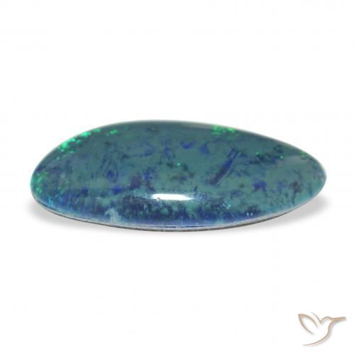 Triplet d'opale Multicolore naturelle Fantaisie, 3.16 ct, Opaque