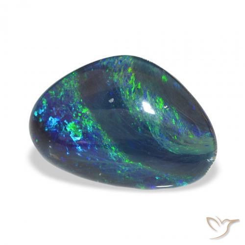 Triplet d'opale Multicolore naturelle Fantaisie, 6.98 ct, Opaque