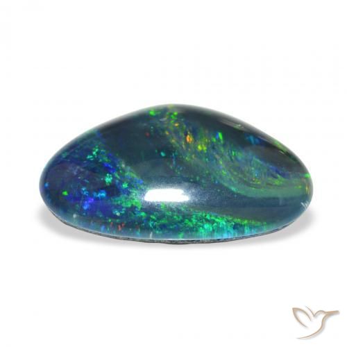Triplet d'opale Multicolore naturelle Fantaisie, 6.98 ct, Opaque