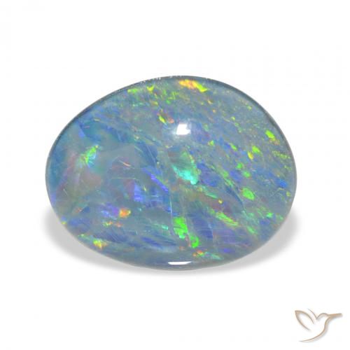 9.36ct Multicolore Triplet d'opale Pierres précieuses, Fantaisie, Opaque
