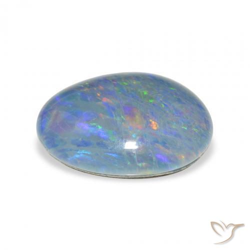 Triplet d'opale Multicolore naturelle Fantaisie, 9.36 ct, Opaque