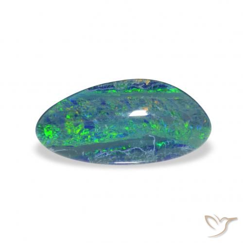 2.52ct Multicolore Triplet d'opale, Fantaisie, Opaque