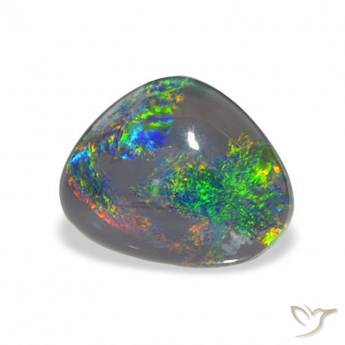 Triplet d'opale Multicolore naturelle Fantaisie, 4.00 ct, Opaque