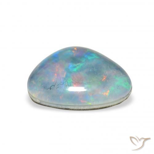 Triplet d'opale Multicolore naturelle Fantaisie, 4.46 ct, Opaque