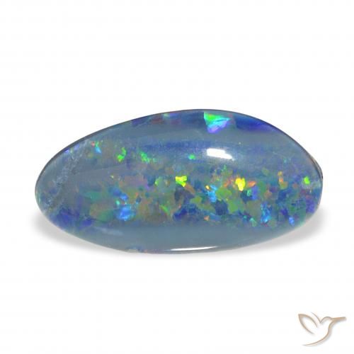 3.60ct Multicolore Triplet d'opale, Fantaisie, Opaque