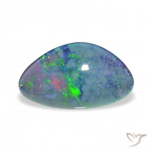 3.85ct Multicolore Triplet d'opale, Fantaisie, Opaque