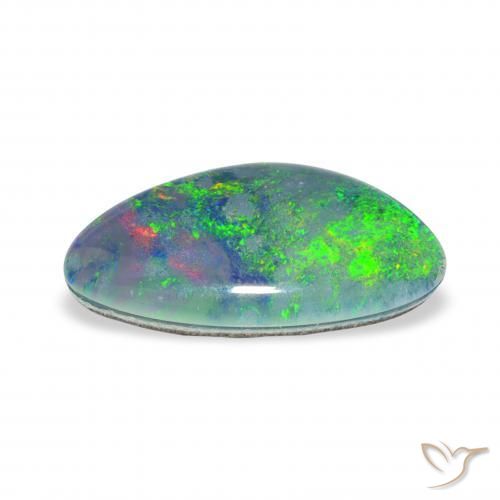 Triplet d'opale Multicolore naturelle Fantaisie, 3.85 ct, Opaque