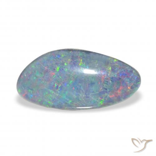 3.66ct Multicolore Triplet d'opale, Fantaisie, Opaque