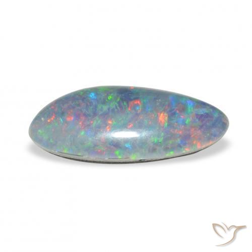 Triplet d'opale Multicolore naturelle Fantaisie, 3.66 ct, Opaque