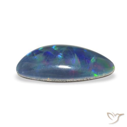 Triplet d'opale Multicolore naturelle Fantaisie, 1.89 ct, Opaque