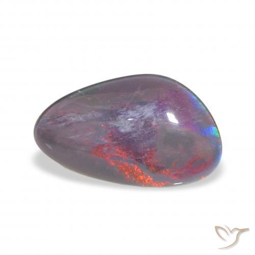 Triplet d'opale Multicolore naturelle Fantaisie, 3.21 ct, Opaque